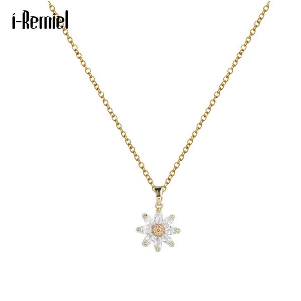high-grade sun flower daisy pendant necklaces zircon clavicle chain statement choker necklace jewelry girlfriend gifts, Silver
high-grade sun flower daisy pendant necklaces zircon clavicle chain statement choker necklace jewelry girlfriend gifts, Silver