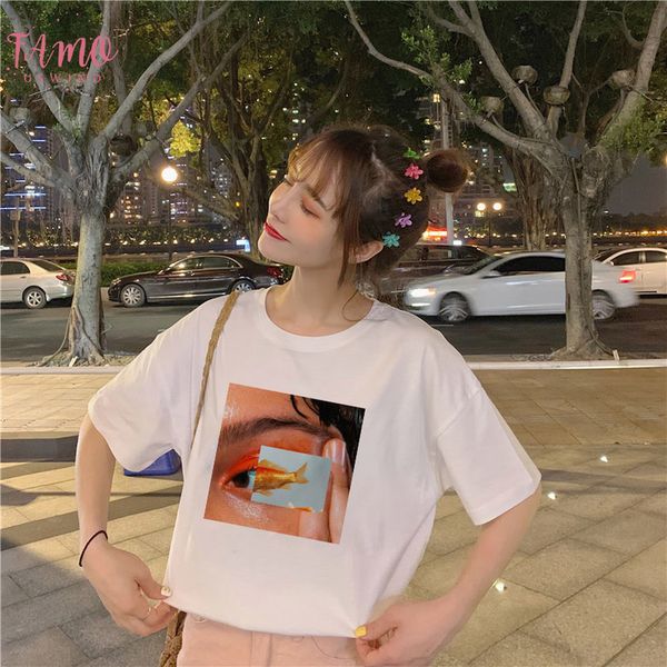 рыбьи глаза tee женщины harajuku эстетика tshirt хип-хоп моды tumblr graphic grunge футболка streetwear tops tee femme костюмы, White
рыбьи глаза tee женщины harajuku эстетика tshirt хип-хоп моды tumblr graphic grunge футболка streetwear tops tee femme костюмы, White