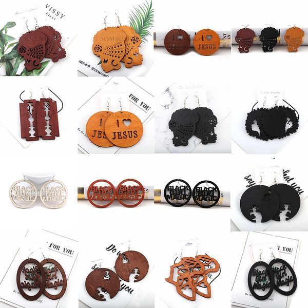 new designer multistyle hollow wooden earrings dangle letters african maps female eardrop wood charm pendant earrings for women jewelry gift, Silver
new designer multistyle hollow wooden earrings dangle letters african maps female eardrop wood charm pendant earrings for women jewelry gift, Silver