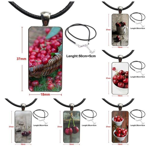 green cherry fruit of animation for women party fashion glass cabochon pendant rectangle necklace choker necklace jewelry, Silver
green cherry fruit of animation for women party fashion glass cabochon pendant rectangle necklace choker necklace jewelry, Silver
