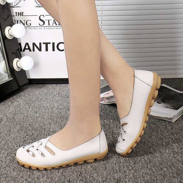 women flats white breathable flat shoes elegant women hollow split leather shoes multi-colors mom non slip, Black
women flats white breathable flat shoes elegant women hollow split leather shoes multi-colors mom non slip, Black