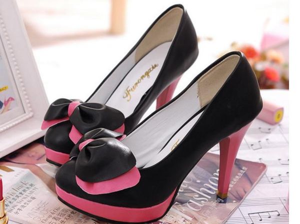 2019 women's shoes in spring and autumn with new style high heel fine heel round head bowknot@2051, Black
2019 women's shoes in spring and autumn with new style high heel fine heel round head bowknot@2051, Black