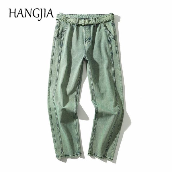 japanese streetwear jeans mint green original ribbon jeans for men hip hop slim fit denim pant loose casual trousers mens, Blue 
japanese streetwear jeans mint green original ribbon jeans for men hip hop slim fit denim pant loose casual trousers mens, Blue