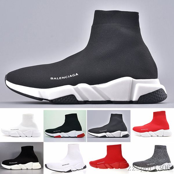 2019 new paris speed trainers knit sock shoe original designers mens womens sneakers high casual shoes with box tr41c, Black
2019 new paris speed trainers knit sock shoe original designers mens womens sneakers high casual shoes with box tr41c, Black