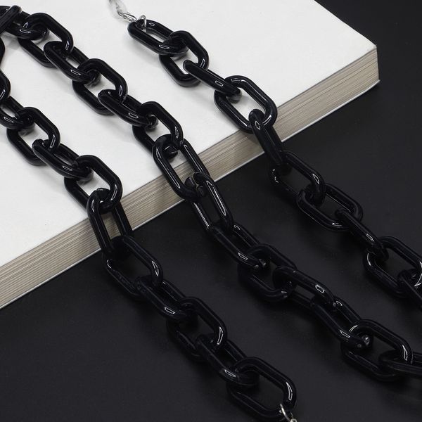 2020 new wide acrylic resin reading glasses chain eyewears cord holder neck strap lanyard 70cm sunglasses chain for women, Silver
2020 new wide acrylic resin reading glasses chain eyewears cord holder neck strap lanyard 70cm sunglasses chain for women, Silver