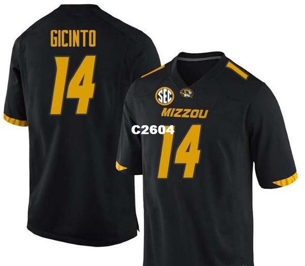 men missouri tigers dominic gicinto # 14 real full emboidery college jersey размер s-4xl или пользовательское любое имя или номер джерси, Black;red
men missouri tigers dominic gicinto # 14 real full emboidery college jersey размер s-4xl или пользовательское любое имя или номер джерси, Black;red
