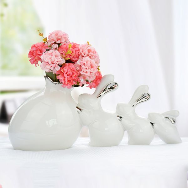 northern style dry flower vase rabbit for decor
northern style dry flower vase rabbit for decor