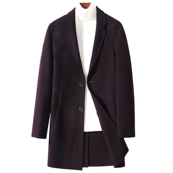 paulkonte 2019 men's casual coat business simple gentleman wild fashion double sided wool long men's jacket, Black
paulkonte 2019 men's casual coat business simple gentleman wild fashion double sided wool long men's jacket, Black