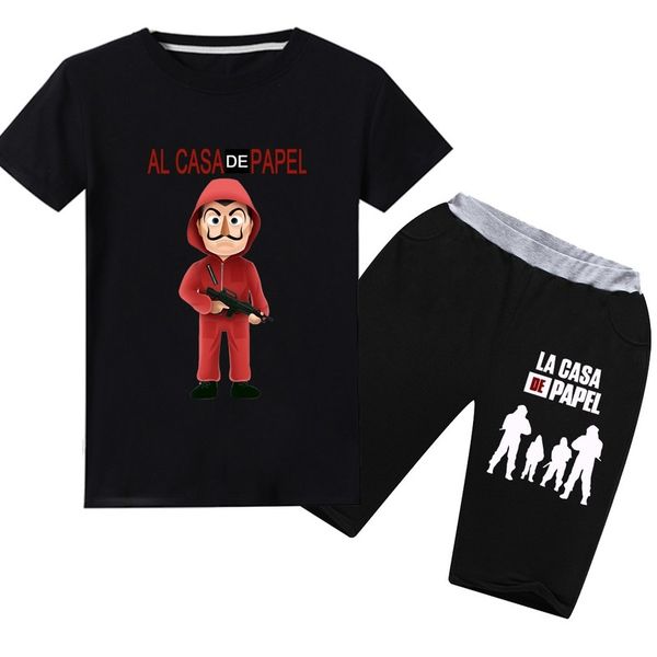 2020 la casa de papel children tshirt baby girl clothes set funny summer kids suits money heist motion casual clothing femme, White
2020 la casa de papel children tshirt baby girl clothes set funny summer kids suits money heist motion casual clothing femme, White