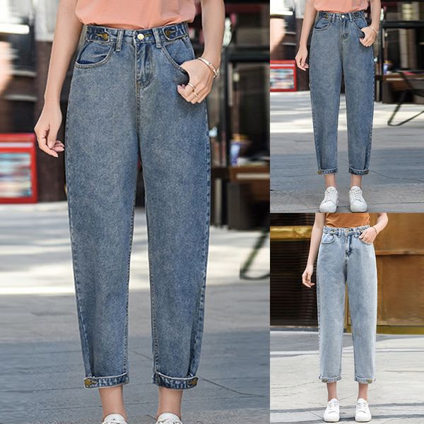 women's jeans 2021 autumn summer casual high-waist loose solid color adjustable wide leg harem denim pants l0828, Blue
women's jeans 2021 autumn summer casual high-waist loose solid color adjustable wide leg harem denim pants l0828, Blue