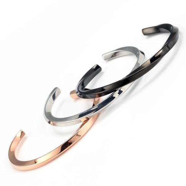 c shape titanium bracelet twist opening for lover bracelets wristband mens bangle hand jewelry stainless steel women armband, Black
c shape titanium bracelet twist opening for lover bracelets wristband mens bangle hand jewelry stainless steel women armband, Black