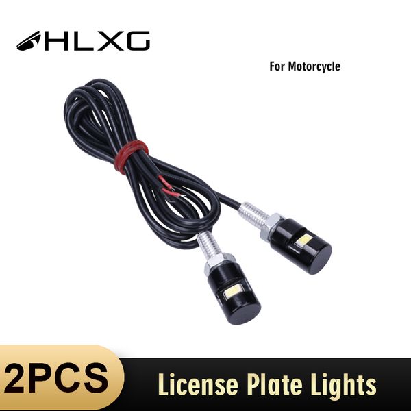 hlxg led license plate lights universal moto screw bolt lamp bulb accessories 12v white motocycle car license plate 2pcs
hlxg led license plate lights universal moto screw bolt lamp bulb accessories 12v white motocycle car license plate 2pcs