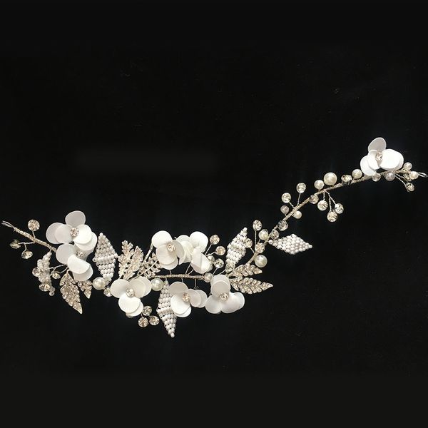 exquisite bead fabric alloy soft chain hair band headwear han fanxinniang wedding hair hoop hair decorate, Silver
exquisite bead fabric alloy soft chain hair band headwear han fanxinniang wedding hair hoop hair decorate, Silver