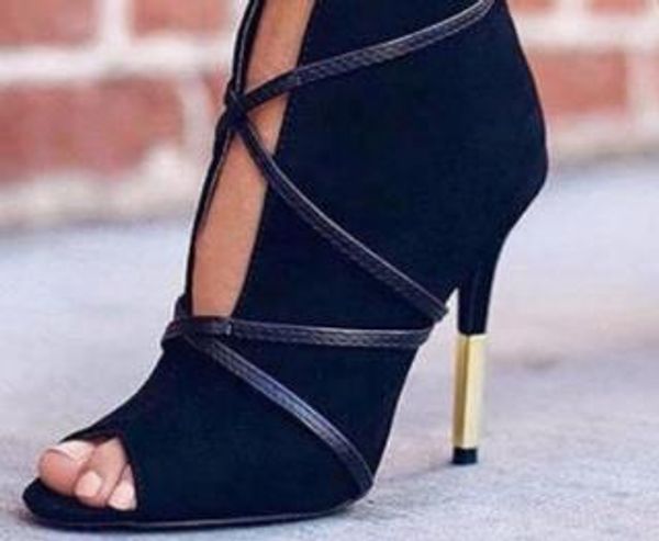 man faux suede pumps open toe ankle boots slip on deep v cut high heel lady autumn shoes hmj8, Black
man faux suede pumps open toe ankle boots slip on deep v cut high heel lady autumn shoes hmj8, Black