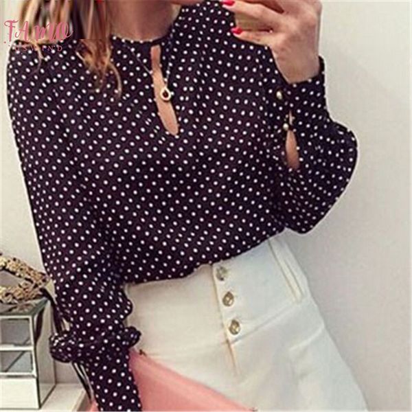 new ol blouse lady women shirts work wear elegant slim long sleeve chiffon blouses dot print chiffon shirt women, White
new ol blouse lady women shirts work wear elegant slim long sleeve chiffon blouses dot print chiffon shirt women, White