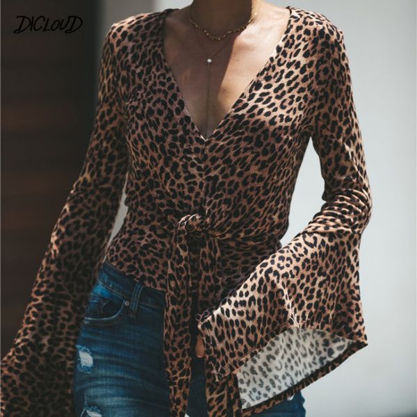 leopard print casual women tight sash v neck flare sleeve splice ladies vintage autumn and winter slim female, Black;gray
leopard print casual women tight sash v neck flare sleeve splice ladies vintage autumn and winter slim female, Black;gray