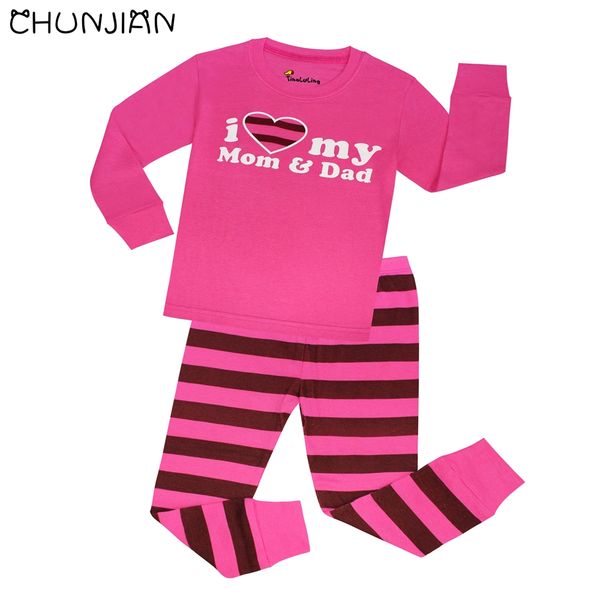 Spring Autumn Kids Pajamas Baby Boys Girls Clothing Long Sleeve I ove Mum and Dad PJS Childrens Sleepwear Pijamas
Spring Autumn Kids Pajamas Baby Boys Girls Clothing Long Sleeve I ove Mum and Dad PJS Childrens Sleepwear Pijamas