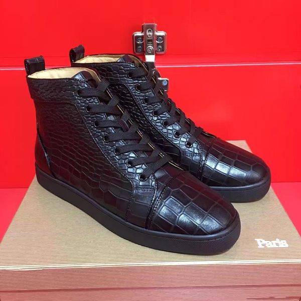 high red bottom sneakers shoes for party men's sneaker pecfect walking shoes luxury special leather genuine leathers sports sneakers, Black
high red bottom sneakers shoes for party men's sneaker pecfect walking shoes luxury special leather genuine leathers sports sneakers, Black