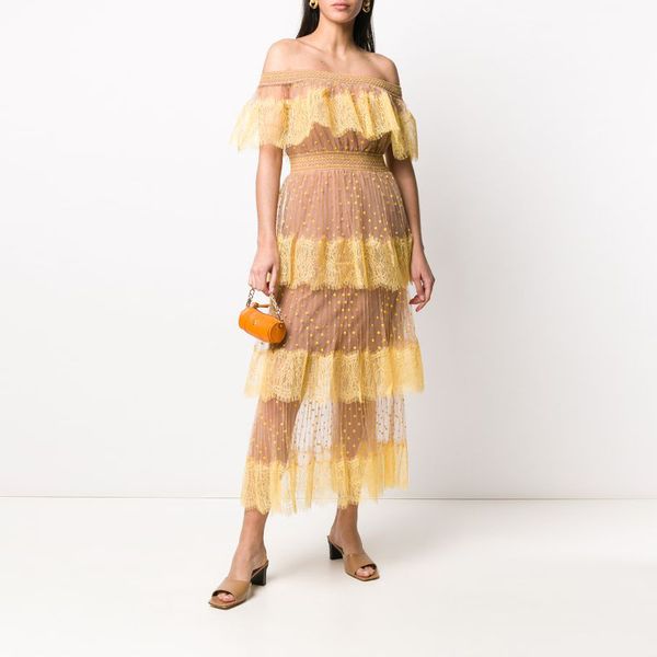 casual dresses runway designer sweet polka dot dress 2021 summer women off shoulder cascading ruffles cake lace patchwork long, Black;gray
casual dresses runway designer sweet polka dot dress 2021 summer women off shoulder cascading ruffles cake lace patchwork long, Black;gray