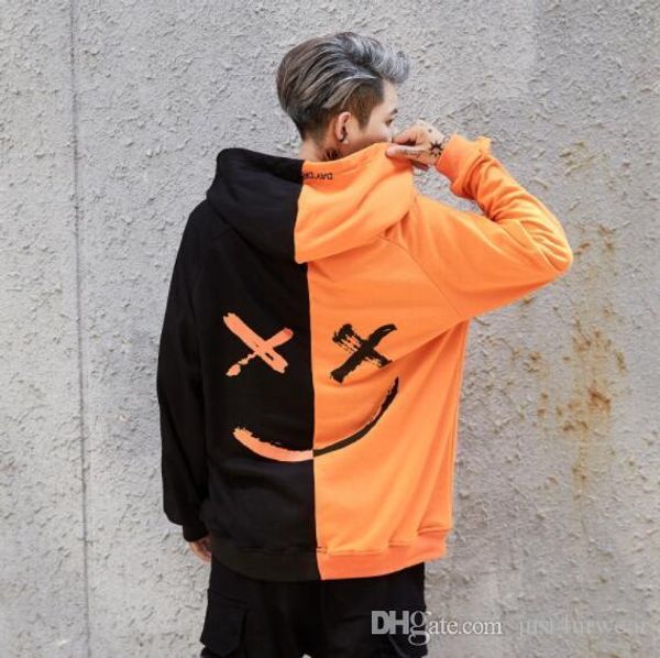 smile face print panelled mens womens loose hoodies streetwear hooded sweatshirts hip hop dancing hoodies lovers hoodies plus size, Black
smile face print panelled mens womens loose hoodies streetwear hooded sweatshirts hip hop dancing hoodies lovers hoodies plus size, Black