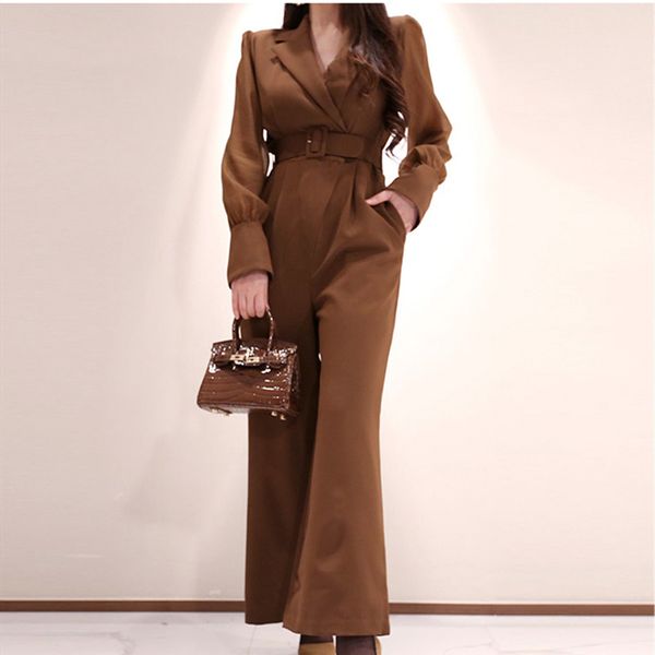 autumn spring elegant office lady jumpsuits women high waist wide leg work wear long belted jumpsuit, Black;white
autumn spring elegant office lady jumpsuits women high waist wide leg work wear long belted jumpsuit, Black;white