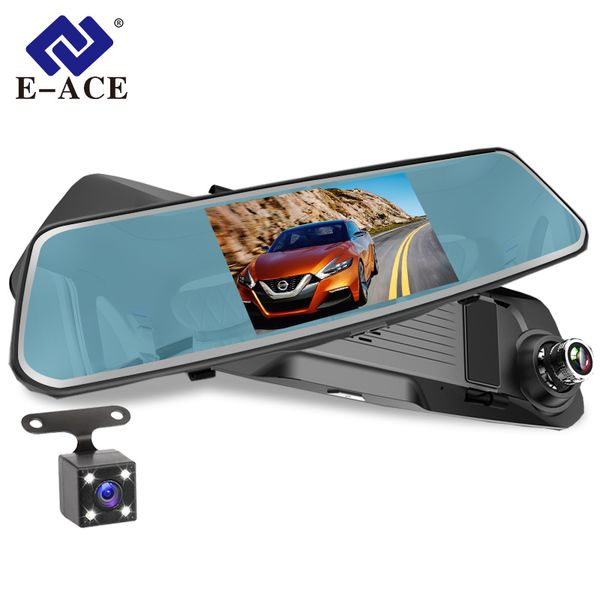 e-ace car dvr camera 5 inch touch mirror fhd 1080p video recorder auto registrator dual lens with rearview camera dashcam
e-ace car dvr camera 5 inch touch mirror fhd 1080p video recorder auto registrator dual lens with rearview camera dashcam