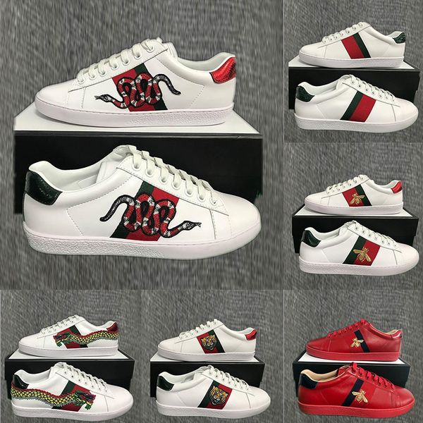 ace sneaker for men women ladies plate-forme chaussures vintage black white red leather casual shoes bee snake star dragon shoe
ace sneaker for men women ladies plate-forme chaussures vintage black white red leather casual shoes bee snake star dragon shoe