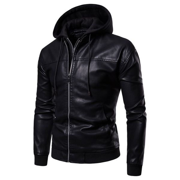 isurvivor2020 new arrival cap collar winter and spring warm fleece fur plush coat men casual thick leather jacket, Black;brown
isurvivor2020 new arrival cap collar winter and spring warm fleece fur plush coat men casual thick leather jacket, Black;brown