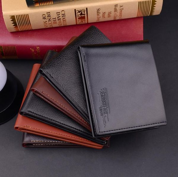 fashion new vintage pu mens wallets fine bifold brown black pu leather credit card cool tri fold wallet for men whets credit id cards holder, Red;black
fashion new vintage pu mens wallets fine bifold brown black pu leather credit card cool tri fold wallet for men whets credit id cards holder, Red;black