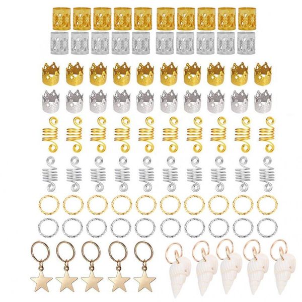 90pcs hair braid rings three-ply hair clips loops trumpet shell decoration for women girls accessories, Black
90pcs hair braid rings three-ply hair clips loops trumpet shell decoration for women girls accessories, Black