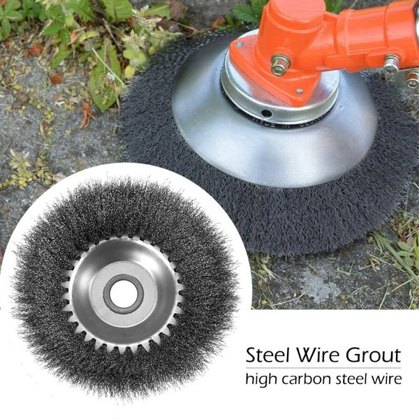8 inch grass trimmer head steel wire trimming head rusting brush cutter mower wire weeding for lawn mower
8 inch grass trimmer head steel wire trimming head rusting brush cutter mower wire weeding for lawn mower