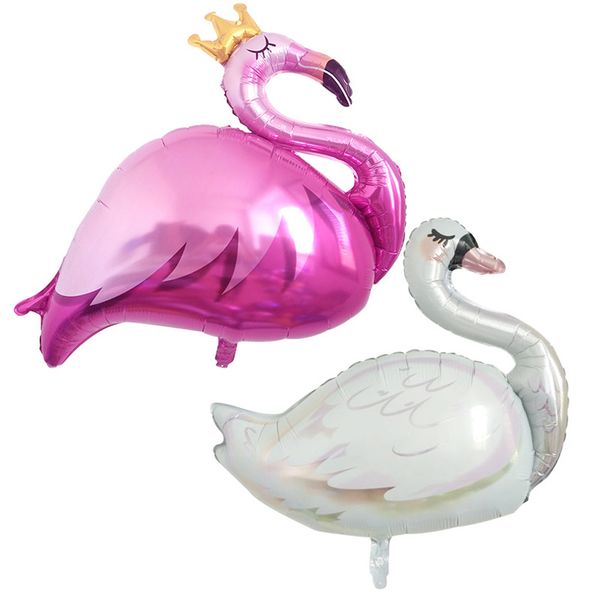 40xcartoon animal aluminum film balloon crown pink flamingo+white swan
40xcartoon animal aluminum film balloon crown pink flamingo+white swan