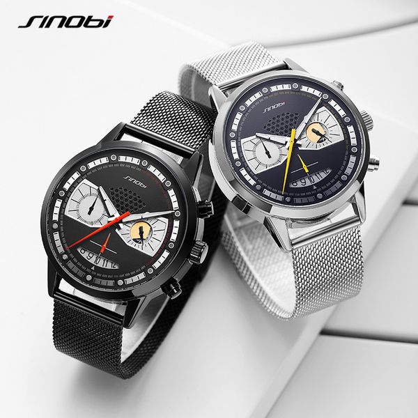 sinobi casual sport men watches fashion creative male hero iron man chronograph quartz clock steel waterproof man watch, Slivery;brown
sinobi casual sport men watches fashion creative male hero iron man chronograph quartz clock steel waterproof man watch, Slivery;brown