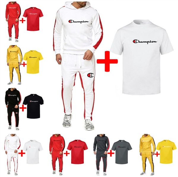 champion mens designer tracksuit sports suit brand hoodies sweatshirt tshirt pants 3 pieces sets outfit autumn winter hooded wear b82302, White
champion mens designer tracksuit sports suit brand hoodies sweatshirt tshirt pants 3 pieces sets outfit autumn winter hooded wear b82302, White
