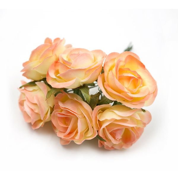 6pcs/lot 4cm silk rose bouquet artificial flower wedding home decoration diy wreath scrapbook gift box flower other festive party supplies
6pcs/lot 4cm silk rose bouquet artificial flower wedding home decoration diy wreath scrapbook gift box flower other festive party supplies