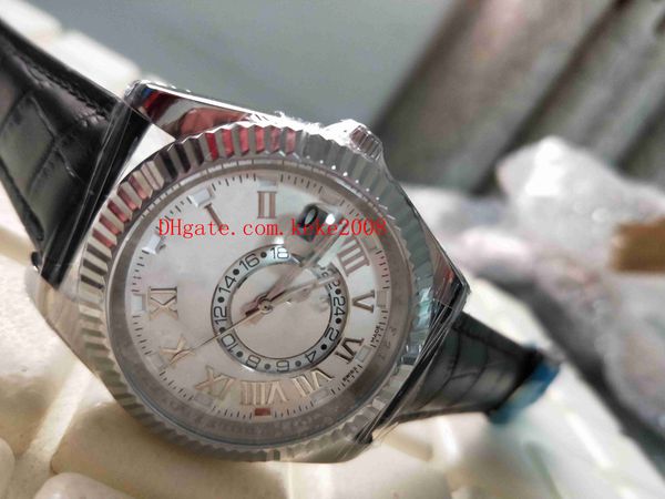 world excellent wristwatches sky-dweller gmt 326138 42mm stainless leather asia 2813 movement automatic mens watch watches, Slivery;brown
world excellent wristwatches sky-dweller gmt 326138 42mm stainless leather asia 2813 movement automatic mens watch watches, Slivery;brown
