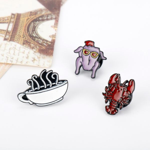 3 style tv friends brooches pins crayfish sofa coffee christmas turkey lobster enamel badge coat jewelry gift for kids friend, Gray
3 style tv friends brooches pins crayfish sofa coffee christmas turkey lobster enamel badge coat jewelry gift for kids friend, Gray