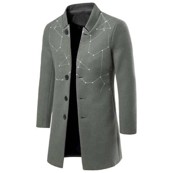 male woollen overcoat winter men's clothes men's coats autumn fashion long business smart casual embroidery blends, Black
male woollen overcoat winter men's clothes men's coats autumn fashion long business smart casual embroidery blends, Black