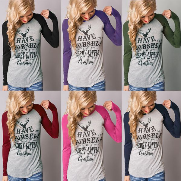 girls christmas elk t-shirt women autum stripe patchwork long sleeve o-neck letter tee clothing shirts ladies ljja3337, White
girls christmas elk t-shirt women autum stripe patchwork long sleeve o-neck letter tee clothing shirts ladies ljja3337, White
