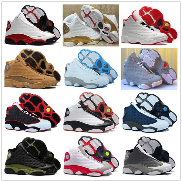 13 13s basketball shoes cap and gown phantom chicago gs hyper royal black cat flints bred brown wheat he got game melo dmp hyper sneaker