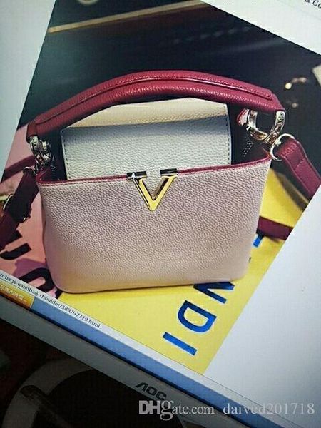 2017 big european style luxury new handbag handbag, shoulder bags, leather fashion personality quality assurance, pure leather, lychee patte
2017 big european style luxury new handbag handbag, shoulder bags, leather fashion personality quality assurance, pure leather, lychee patte