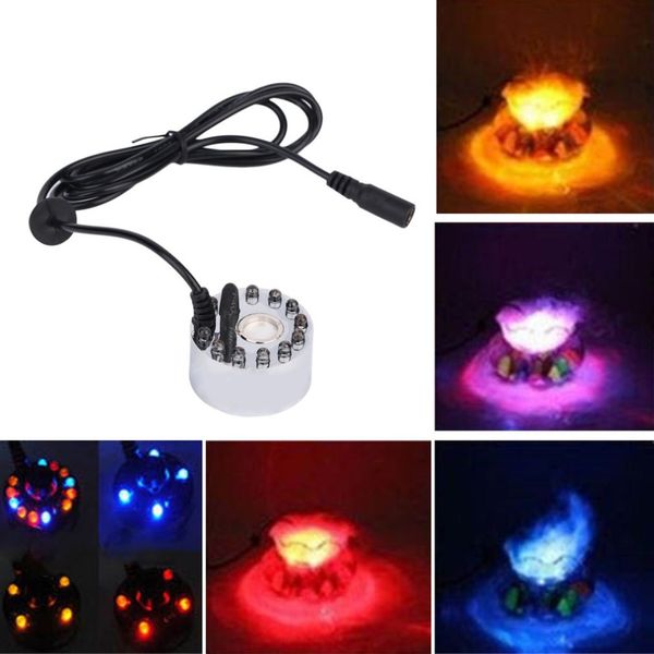 12 led colorful light ultrasonic super ultrasonic mist maker fogger fog water fountain pond atomizer humidifier home2010
12 led colorful light ultrasonic super ultrasonic mist maker fogger fog water fountain pond atomizer humidifier home2010