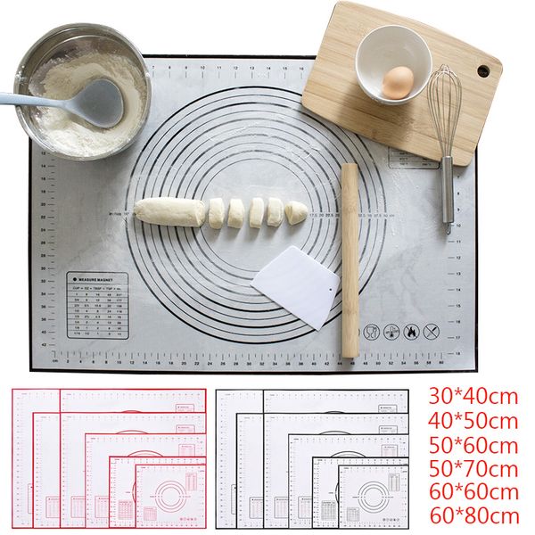 multi-size non stick silicone baking mat with scale rolling dough pad kneading mat kitchen cooking pastry sheet oven liner
multi-size non stick silicone baking mat with scale rolling dough pad kneading mat kitchen cooking pastry sheet oven liner