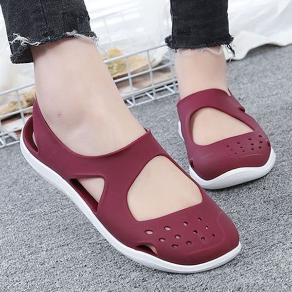 casual jelly shoes summer women sandals soft flat slip on female girl sandals hollow out mesh flats beach footwear new, Black
casual jelly shoes summer women sandals soft flat slip on female girl sandals hollow out mesh flats beach footwear new, Black