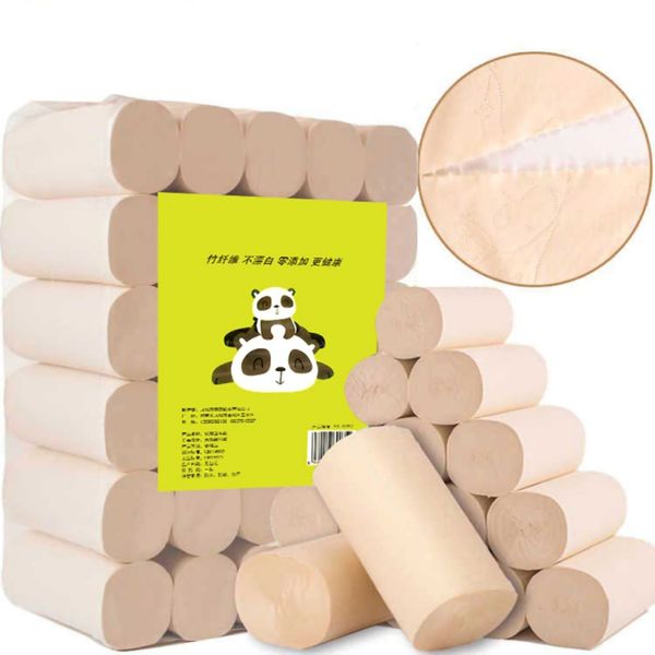 30 rolls natural bamboo pulp roll paper bathroom coreless toilet papers household practical paper towel
30 rolls natural bamboo pulp roll paper bathroom coreless toilet papers household practical paper towel