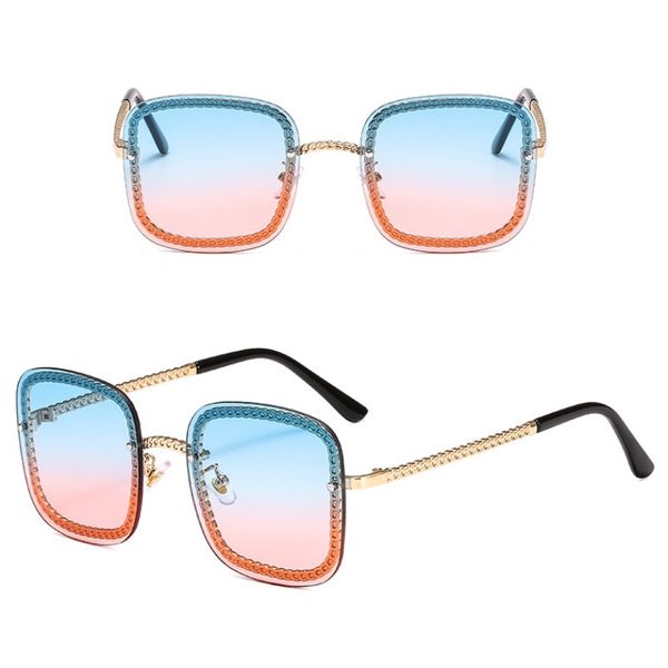 wholesale-luxury designer sunglasses for women and men square chain frame and temshion women metal chain buckle 7 colors, White;black
wholesale-luxury designer sunglasses for women and men square chain frame and temshion women metal chain buckle 7 colors, White;black
