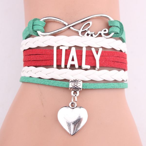 itay infinity rugby multicolor velvet rope handmade leather charm weaving jewelry wholesale, Golden;silver
itay infinity rugby multicolor velvet rope handmade leather charm weaving jewelry wholesale, Golden;silver