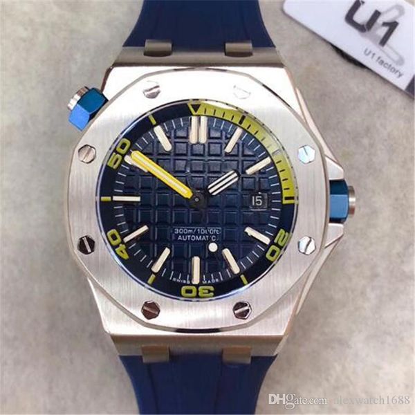 2019 mens watch limited offshore diver automatic movement watches rubber band 42mm wristwatch engraved back qualit, Slivery;brown
2019 mens watch limited offshore diver automatic movement watches rubber band 42mm wristwatch engraved back qualit, Slivery;brown