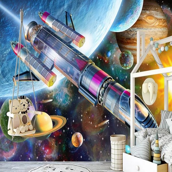 new custom large mural 3d wallpaper cartoon nordic modern spacecraf children's bedroom mural tv back wall decor deep 5d embossed
new custom large mural 3d wallpaper cartoon nordic modern spacecraf children's bedroom mural tv back wall decor deep 5d embossed
