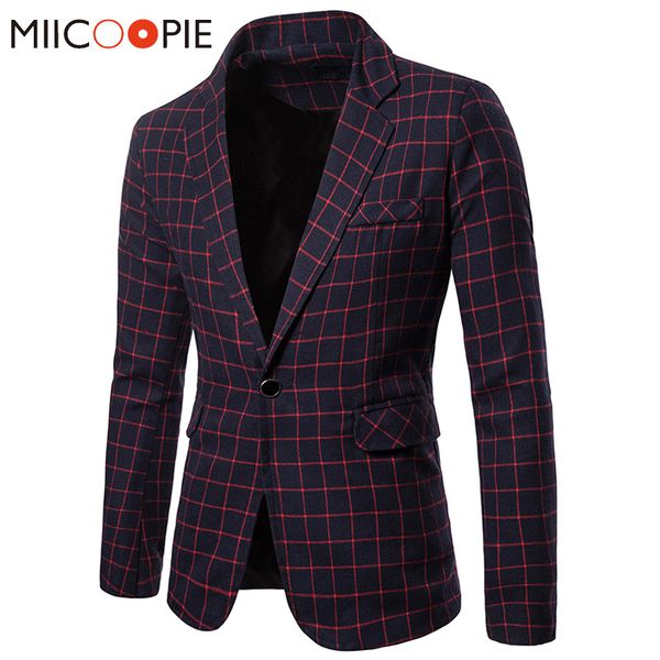 plus size blazer masculino autumn winter plaid slim fit suit blazers men leisure business single button formal mens suits jacket, White;black
plus size blazer masculino autumn winter plaid slim fit suit blazers men leisure business single button formal mens suits jacket, White;black